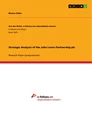 Titel: Strategic Analysis of the John Lewis Partnership plc