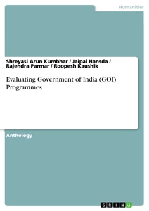 Titel: Evaluating Government of India (GOI) Programmes