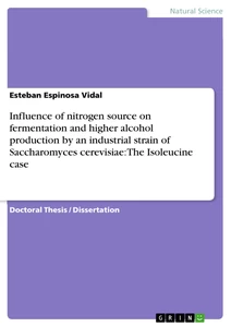 Título: Influence of nitrogen source on fermentation and higher alcohol production by an industrial strain of Saccharomyces cerevisiae: The Isoleucine case