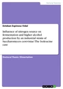 Title: Influence of nitrogen source on fermentation and higher alcohol production by an industrial strain of Saccharomyces cerevisiae: The Isoleucine case