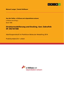 Title: Strukturmodellierung und Docking. Gen: Zebrafink XP_002187388