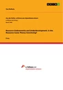 Titel: Resource Endowments and Underdevelopment. Is the Resource Curse Theory Convincing?