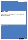 Título: The Role of Denomination in the Northern Ireland Conflict