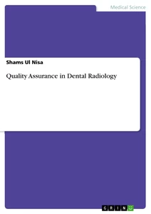 Titre: Quality Assurance in Dental Radiology