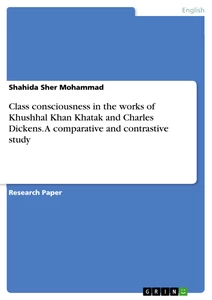 Title: Class consciousness
in the works of Khushhal Khan
Khatak and Charles Dickens. A comparative and contrastive study
