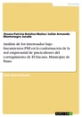 Titre: Análisis de los interesados bajo lineamientos PMI en la conformación de la red empresarial de piscicultores del corregimiento de El Encano, Municipio de Pasto