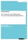 Título: Die 7 Elemente einer Stellenanzeige (Unterweisung Industriekaufmann/-frau)
