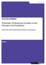 Título: Probiotika. Probiotische Produkte in der Therapie und Prophylaxe