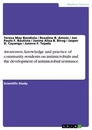 Título: Awareness, knowledge and practice of community residents on antimicrobials and the development of antimicrobial resistance