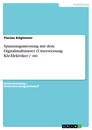 Titel: Spannungsmessung mit dem Digitalmultimeter (Unterweisung Kfz-Elektriker / -in)