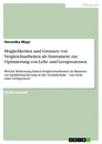 Title: Möglichkeiten und Grenzen von Vergleichsarbeiten als Instrument zur Optimierung von Lehr- und Lernprozessen