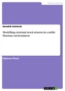 Titel: Modelling extremal stock returns in a stable Paretian environment