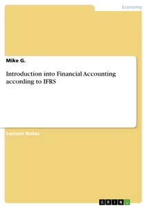 Titel: Introduction into Financial Accounting according to IFRS