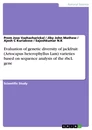 Title: Evaluation of genetic diversity of jackfruit (Artocapus heterophyllus Lam) varieties based on sequence analysis of the rbcL gene