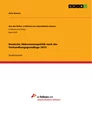 Title: Deutsche Abkommenspolitik nach der Verhandlungsgrundlage 2013
