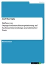 Titre: Einfluss von Onpage-Suchmaschinenoptimierung auf Suchmaschinenrankings journalistischer Texte