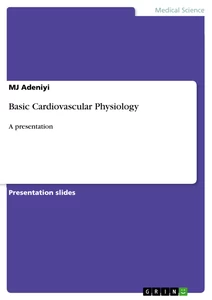 Titre: Basic Cardiovascular Physiology