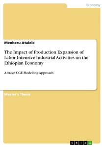Titel: The Impact of Production Expansion of Labor Intensive Industrial Activities on the Ethiopian Economy