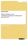 Título: Effizienz-Suffizienz- und Substitutionsstrategien im Klimaschutz (Speziell CO2)