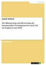 Titre: Die Bilanzierung und Bewertung der Immateriellen Vermögenswerte nach IAS im Vergleich zum HGB