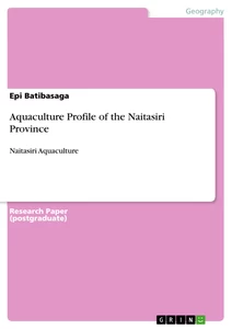 Title: Aquaculture Profile of the Naitasiri Province