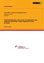 Titre: Internationalisation in the Cloud. An explorative case study into the foreign market expansion of SaaS providers