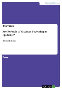 Titre: Are Refusals of Vaccines Becoming an Epidemic?