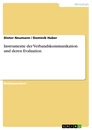 Titel: Instrumente der Verbandskommunikation und deren Evaluation