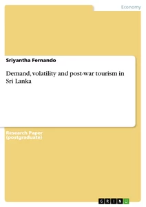Title: Demand, volatility and post-war tourism in Sri Lanka