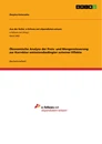 Title: Ökonomische Analyse der Preis- und Mengensteuerung zur Korrektur emissionsbedingter externer Effekte