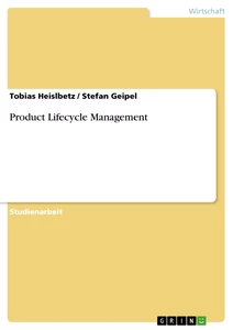 Titre: Product Lifecycle Management