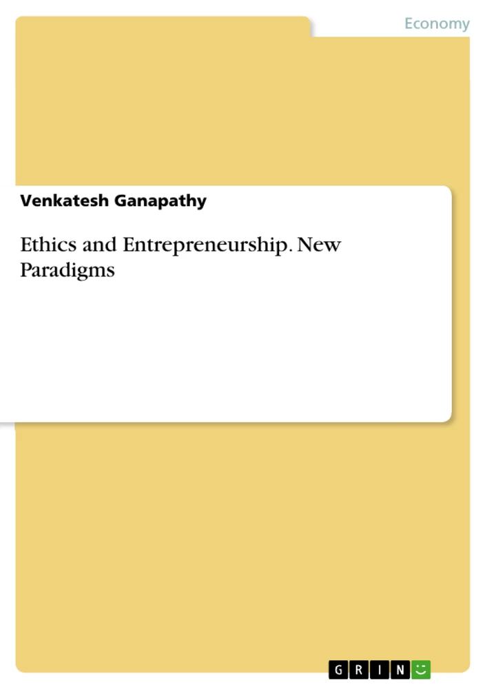 Paradigms　Entrepreneurship.　New　and　Ethics　GRIN
