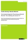Titre: Die (kriminologische) Täuschung in Bertolt Brechts "Der Aufstieg des Arturo Ui"