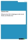 Titre: What Are the CIO’s Challenges in the Social Media and Mobile Era?