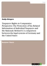 Titel: Taxpayers Rights in Comparative Perspective. The Protection of Tax Related Information of Individual Taxpayers and the Rationale Behind It. A comparison between the legal systems of Germany and the United States