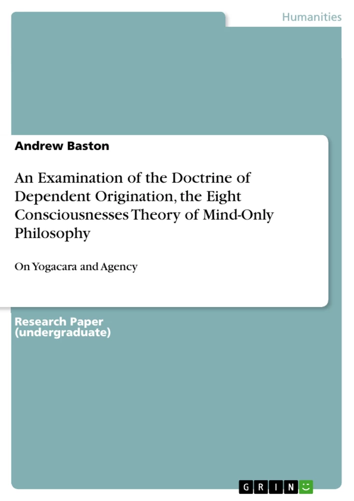 An　the　Consciousnesses　of　of　Mind-Only　the　Philosophy　Examination　Doctrine　Theory　Origination,　of　Eight　Dependent　GRIN