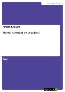 Titre: Should Abortion Be Legalized?