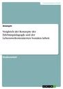 Title: Vergleich der Konzepte der Erlebnispädagogik und der Lebensweltorientierten Sozialen Arbeit