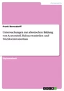 Titel: Untersuchungen zur abiotischen Bildung von Acetonitril, Haloacetonitrilen und Trichlornitromethan