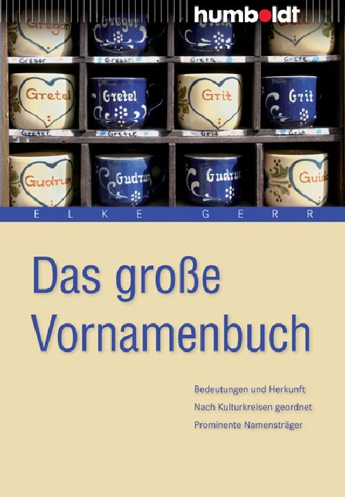 Titel: Das große Vornamenbuch