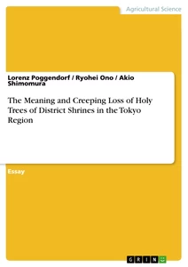Titel: The Meaning and Creeping Loss of Holy Trees of District Shrines in the Tokyo Region