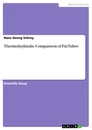 Titre: Thermohydraulic Comparison of Fin Tubes