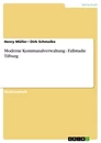 Titre: Moderne Kommunalverwaltung - Fallstudie Tilburg
