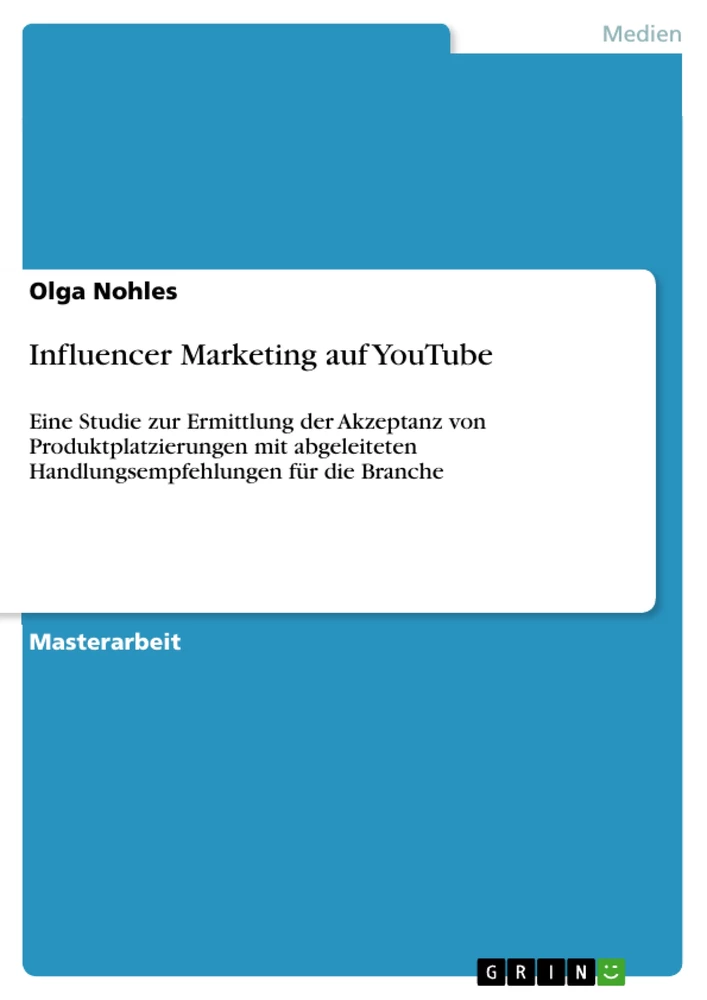 Titre: Influencer Marketing auf YouTube