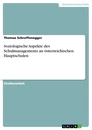 Título: Soziologische Aspekte des Schulmanagements an österreichischen Hauptschulen