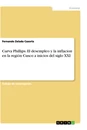 Título: Curva Phillips. El desempleo y la inflacion en la región Cusco a inicios del siglo XXI