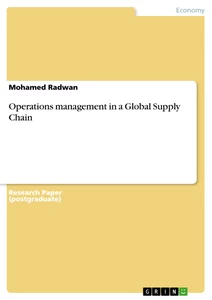 Title: Operations management in a Global Supply Chain