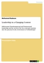 Title: Leadership in a Changing Context
