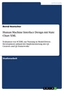 Título: Human Machine Interface Design mit State Chart XML