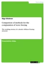 Titre: Comparison of methods for the computation of wave forcing